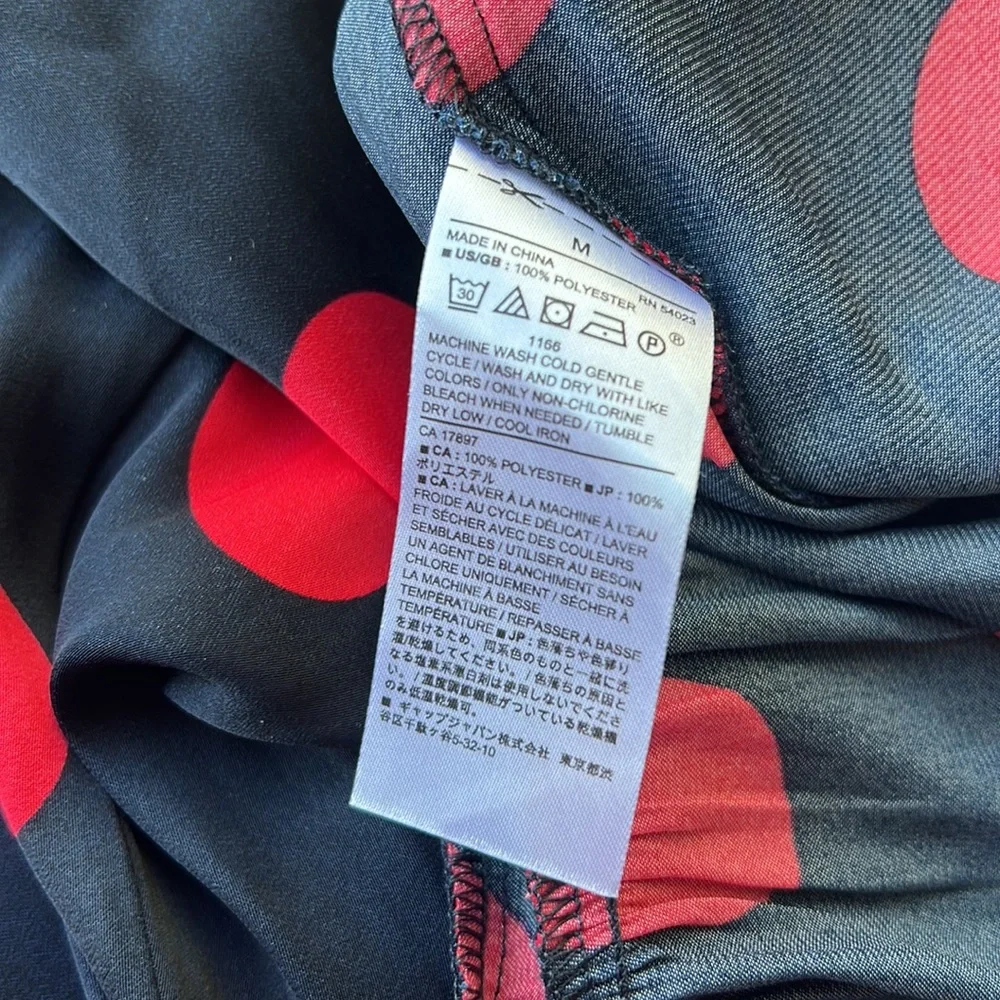 NWT Banana Republic Midi Dress with Polka Dots - Picture 6 of 7